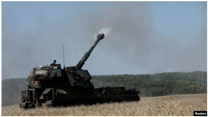 Krab завдає удару по скупченню російських військ у Донецькій області