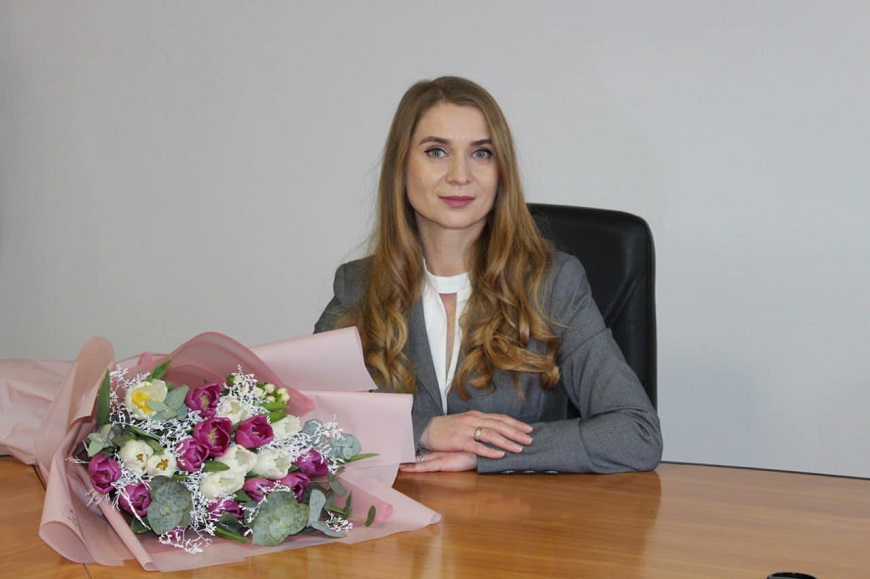 Руслана Савчук після призначення на посаду заступника голови Сарненської РДА.